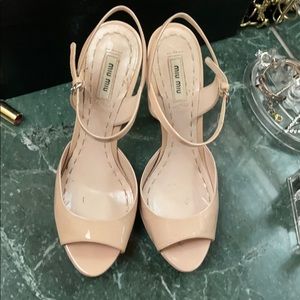 Mini miu heels